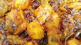ছোট নতুন আলু দিয়ে চিকেন দোপেঁয়াজা🐓🐓//small potato and chicken onion