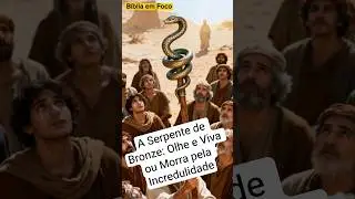 A Serpente de Bronze: Olhe e Viva ou Morra pela Incredulidade