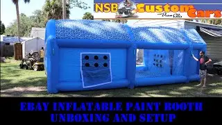 Ebay Inflatable Paint Booth Unboxing and Setup