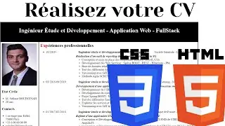 Réalisez votre CV en HTML & CSS - FRONT END - PARTIE 2