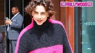 Kylie Jenner's New Boyfriend Timothee Chalamet Rushes Back To His Trailer To Call Her While On Set