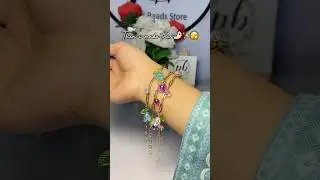 Pintrestie Asthetic braclete 🤌🏻✨ WhatsApp contact 03156564792 (#diy #jewellery #handmade )