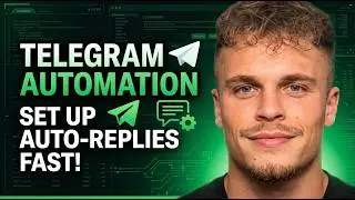How to automate message-replies on Telegram