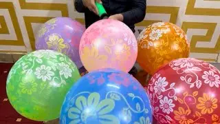 Hand balloon pump fill air in 5 balloons 5 balloons popping ?&hellip;