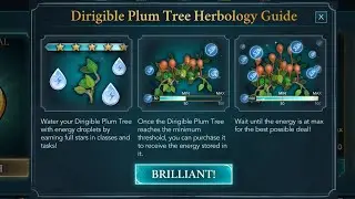 Dirigible Plum Tree Herbology Guide Potter Hogwarts Mystery