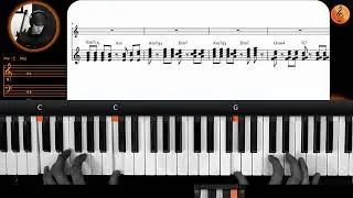 LAST CHRISTMAS - WHAM  |  Piano Tutorial  |Easy Key C  |  (Original Key: D)