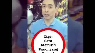 Edwin Lau Tips: Cara Memilih Panci Yang Benar