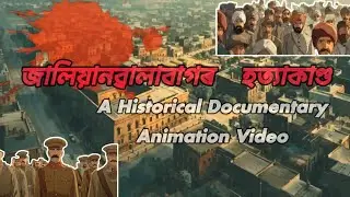 Jallianwala Bagh Hatyakand, জালিয়ানৱালা বাগৰ হত্যাকাণ্ড, A Historical Documentary Animation Video 