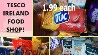 KIDS DID THE  Weekly Food Haul IRELAND at TESCO with prices included!