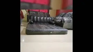 Sofa cum bed@3500 || Air sofa with electric air pump.