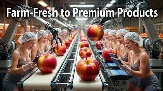 Inside a Modern Nectarine Factory: From Farm-Fresh Harvest to Premium Juice (Full Process Tour)
