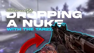 DROPPING a NUKE with the TAR21 in MW2