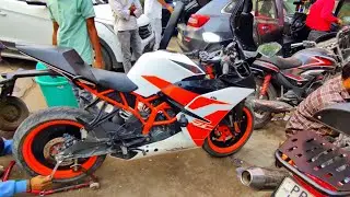 Installing Super Fantastic Wheel Covers On My Blackpearl | KTM Rc200 | #bounceback