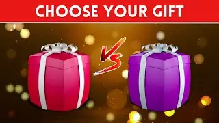 Pink vs Purple Box 🎁 | Girls Gift Box Challenge Edition 🎁 | Which One Is Your Favorite Color?