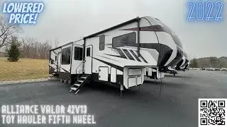 2022 Alliance Valor 42V13 Toy Hauler Fifth Wheel Video Review (Albany RV)