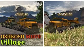 Oshkosh M1070 Map Village. Berangkat Excavator, Pulang K700 - RTHD Gameplay