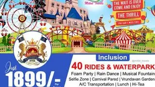 Aatapi wonderland Amusement park with fairground rides, zip lining & crazy golf,