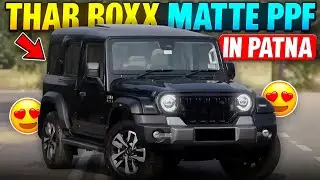 Thar Roxx Matte PPF in Patna 🔥 | Full Transformation