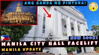 WOW! Pagpipintura sa Gusali ng Manila City Hall Puspusan na! Bagong Kulay mas Maganda! 🇵🇭