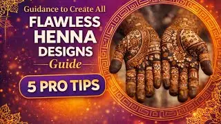 Mastering The Art : Guidance to Create All Flawless Henna Designs | 5 Pro Tips for Beginners