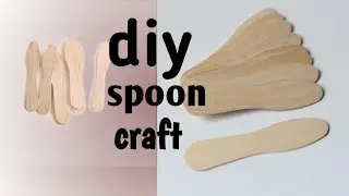 How To Make Spoon Craft ||👌 DIY Spoon Craft || DIY ICE CREAM STICKS CRAFT #craft 