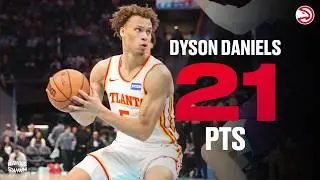 Dyson Daniels scores 21 points for Hawks vs. Hornets