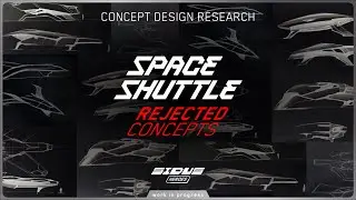 SIDUS HEROES Rejected Space Shuttle Concepts &mdash; Full Sketch Book Video