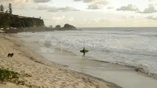 Early Morning Surf, Australia. Stock Footage
