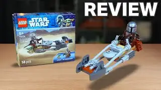 A polybag would have been more suitable here... 😅 Lego Star Wars 75436 Mandalorian Speeder Bike R...