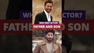 Indian Cinema Ke Talented Father-Son Actors 🔥💯 #shorts #indiancinema #actor #DulquerSalmaan #Vikram