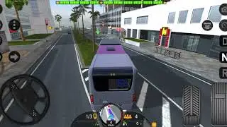 Bus Simulator Game Dubai Street 3 Bus Stopage 