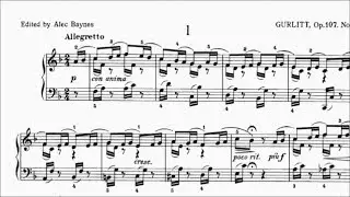 Gurlitt Op.107 12 Melodious Studies (Complete)