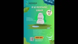 🌟 &ldquo;Santrohive IP65 Waterproof Microwave Sensor&rdquo; #homeautomation #interiordesign #energysaving#ip65