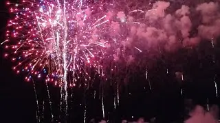 Pensacola Beach, FL New Year's Eve Fireworks 12/31/2025