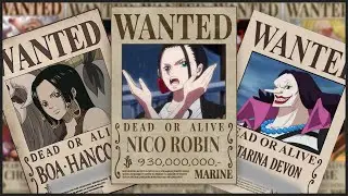 ALL FEMALE CHARACTER BOUNTIES | ONE PIECE