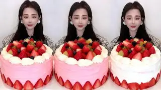 Asmr🍰Eating 🍰 (Soft And Waxy Sound) 크림丨먹방丨Mukbang丨Satisfying丨Eatings