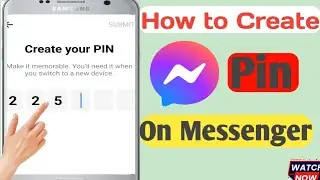 how to create pin on facebook messenger  l Create Your Pin in Messenger  (2024)