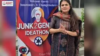 Glimpses of Junk2Genious Ideathon 2025! #RIMTUniversity