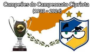 Campeões do Campeonato Cipriota (1934-35 = 2023-24)
