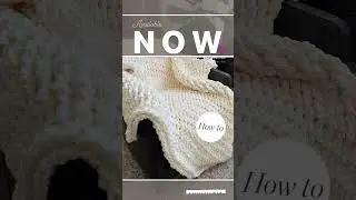 How To Hand Crochet - Chunky Blanket. #diy #handmade #crochet