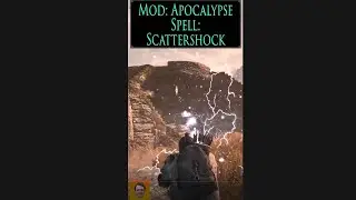 Checkout the SCATTER SHOCK spell from the Skyrim Spell Mod APOCALYPSE! #shorts