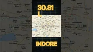 Top 10 cities of madhya Pradesh #shorts
