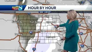 Overnight snow targets morning commute