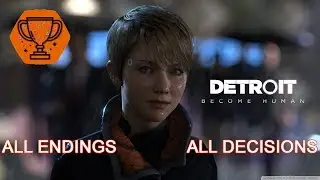 Detroit: Become human -  Demo - All endings + all decisions in description PS4 Pro