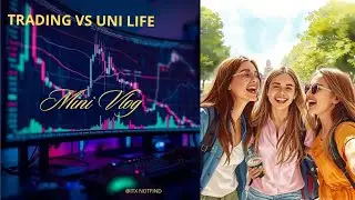 University Life + Trading Vlog | Finals Pressure & Real Market Analysis 📚📉