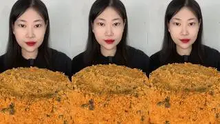 ASMR: Extra Crispy Jackfruit 🍍 + Savory Meat Floss Cake