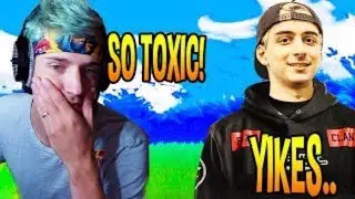 NINJA CALLS FAZE CLOAKZ TOXIC AND YELLS AT HIM FOR SWEARING! *ANGRY* EPIC FORTNITE MOMENTS