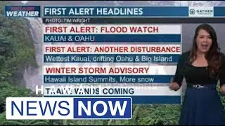 Hawaii News Now - Tracking First Alerts with more rain