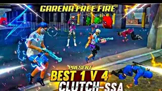 FREE FIRE CASH SQUAD 1 VS 4😱 RENK PUSH FREE FIRE 🔥#freefire