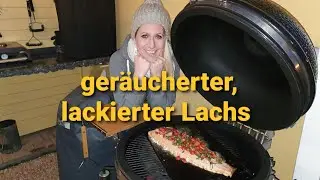 Lachs grillen im Kugelgrill mit Gingerbeer-Tabasco-Lack